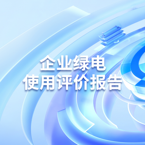 企业绿电使用评价报告